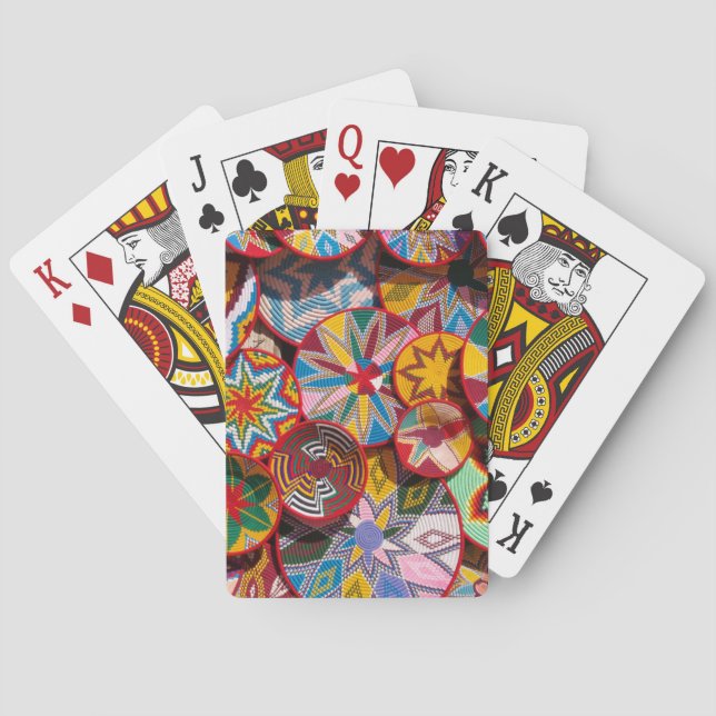 Jeu De Cartes Paniers éthiopiens traditionnels (dos)