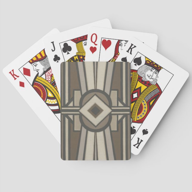 Jeu De Cartes Panneau Déco neutre II (dos)