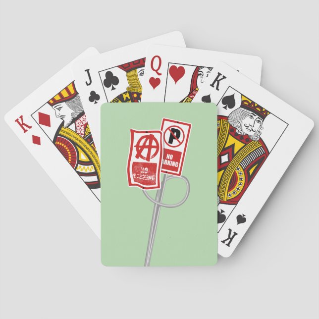Jeu De Cartes Panneau d'interdiction de stationner anarchique (dos)