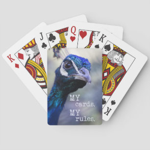 Jeu De Cartes Paon "mes cartes, mes règles "