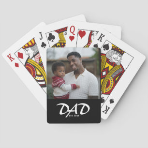 Jeu De Cartes Papa a établi une photo noire audacieuse