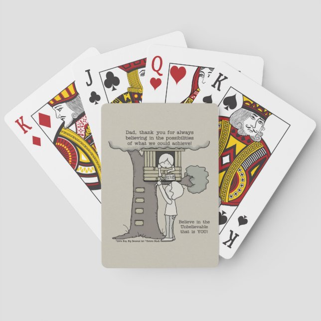 Jeu De Cartes Papa croit aux possibilités (dos)