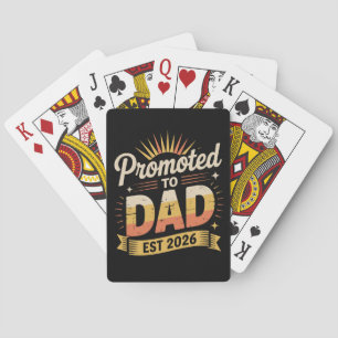 Jeu De Cartes Papa depuis 2026 Drôle de nouveau papa Annonce de 