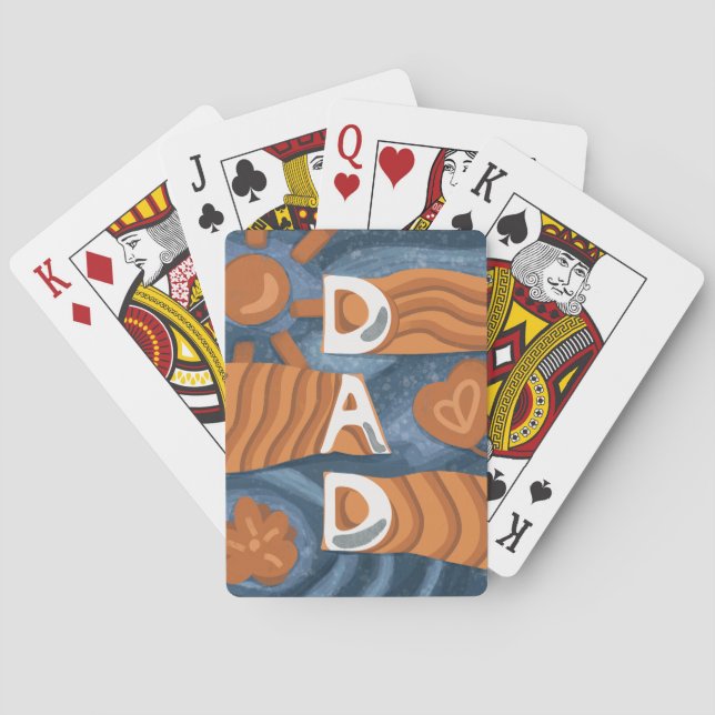 Jeu De Cartes Papa - Joyeuse fête des pères (dos)