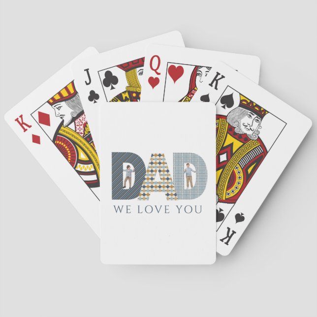 Jeu De Cartes Papa Photo Lecture Cartes (dos)