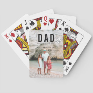 Jeu De Cartes Papa, tu es la vraie affaire Photo fête des père
