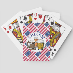 Jeu De Cartes Papier de bière américain USA Great American