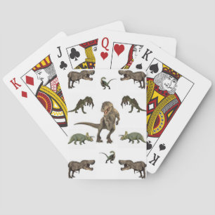 Jeu De Cartes Papier Dinosaure