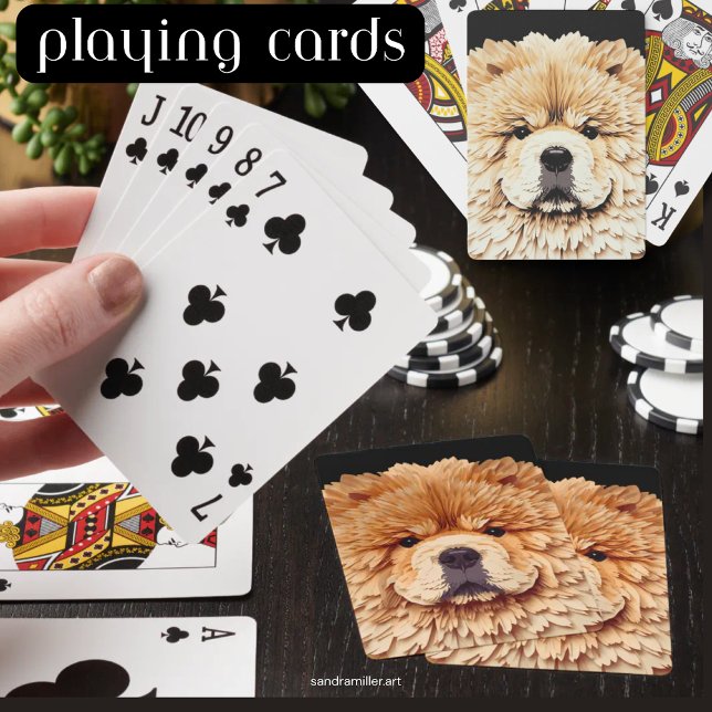 Jeu De Cartes PAPIER MIRAGE Red Chow (Créateur téléchargé)