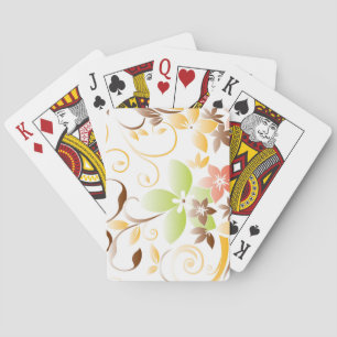 Jeu De Cartes Papier mural à fleurs 5