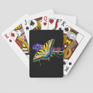 Jeu De Cartes Papillon à queue épaisse stylisé Jouer des cartes