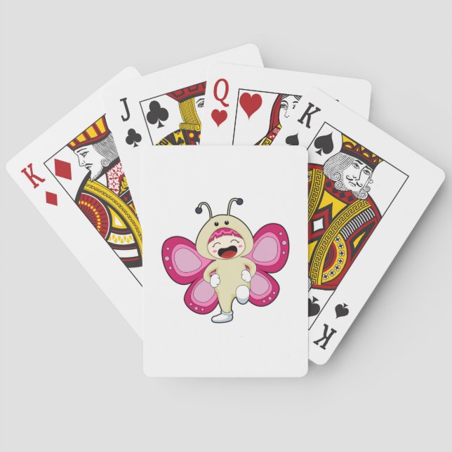 Jeu De Cartes Papillon avec costume (dos)