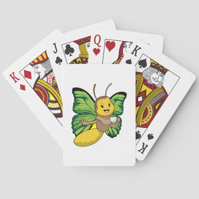 Jeu De Cartes Papillon avec la coupe de café (dos)
