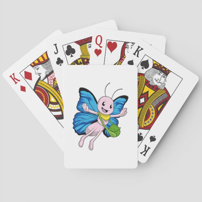 Jeu De Cartes Papillon avec sac à main (dos)