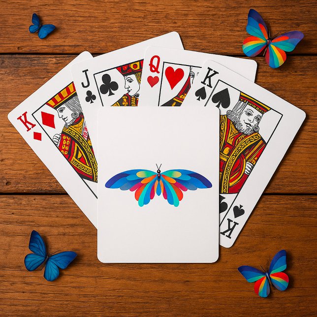 Jeu De Cartes Papillon coloré Jouer des cartes (Créateur téléchargé)