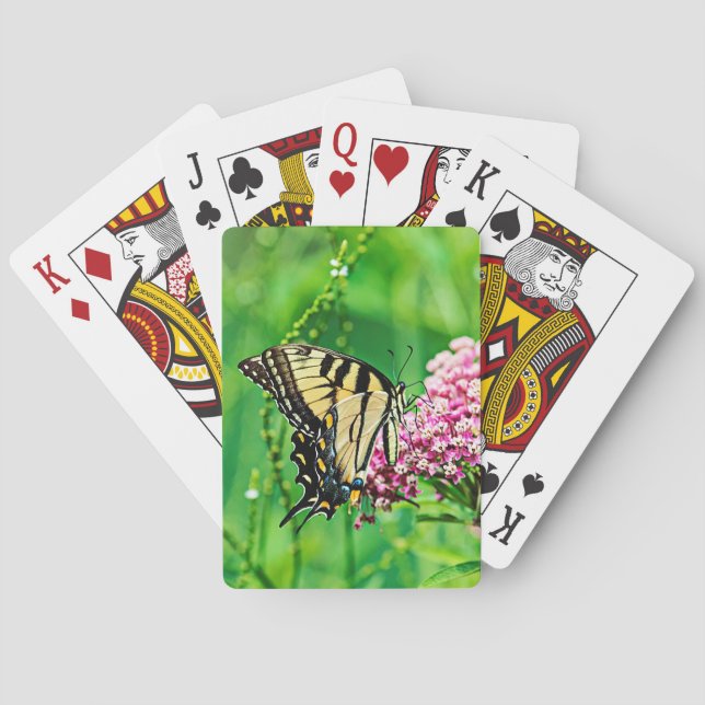 Jeu De Cartes Papillon d'épaisse du tigre oriental (dos)