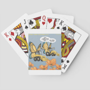 Jeu De Cartes Papillon Drôle Chenille Papillon