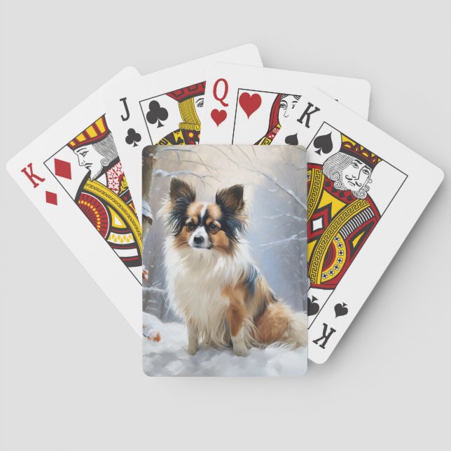 Jeu De Cartes Papillon Laisser neiger Noël (dos)