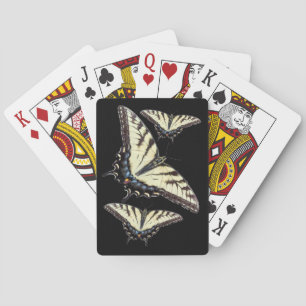 Jeu De Cartes Papillon Papilio glaucus sur des échinacées