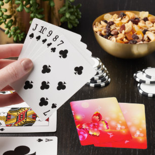 Jeu De Cartes Papillon rouge
