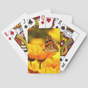 Jeu De Cartes Papillon sur fleur