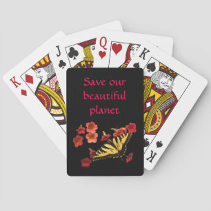 Jeu De Cartes Papillon sur les fleurs Sauvez notre planète Jouer