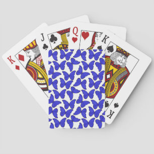Jeu De Cartes Papillons Aquarelle Bleus 2
