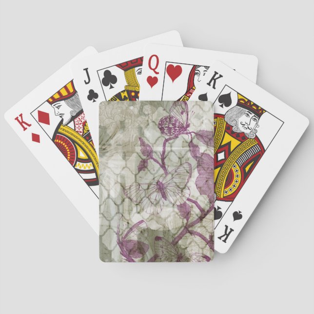 Jeu De Cartes Papillons arabes IV (dos)