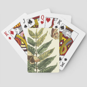 Jeu De Cartes Papillons et Feuilles avec cadre noir