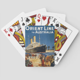 JEU DE CARTES PAQUEBOT OTRANTO AUSTRALIE