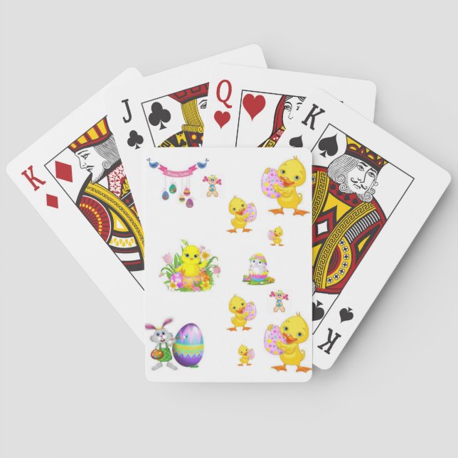 Jeu De Cartes Pâques Jeu de carte Deck (dos)