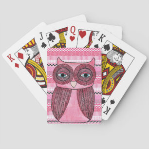 Jeu De Cartes Paquet de cartes Girly rose de jeu d'illustration