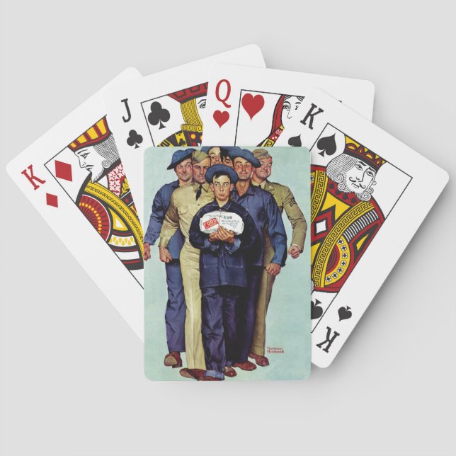 Jeu De Cartes Paquet de Willie Gillis de maison (dos)