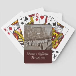 Jeu De Cartes Parade du suffrage féminin 1912