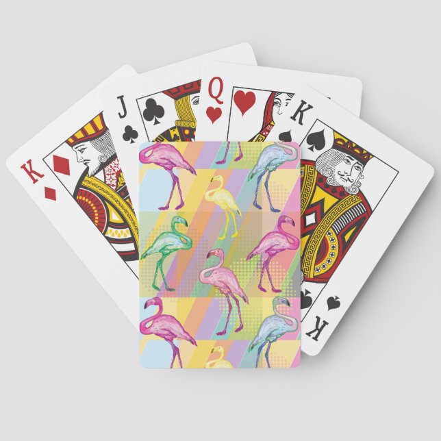 Jeu De Cartes Parade Flamant rose (dos)