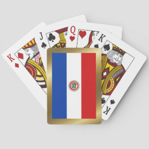 Jeu De Cartes Paraguay Drapeau Jouer des cartes