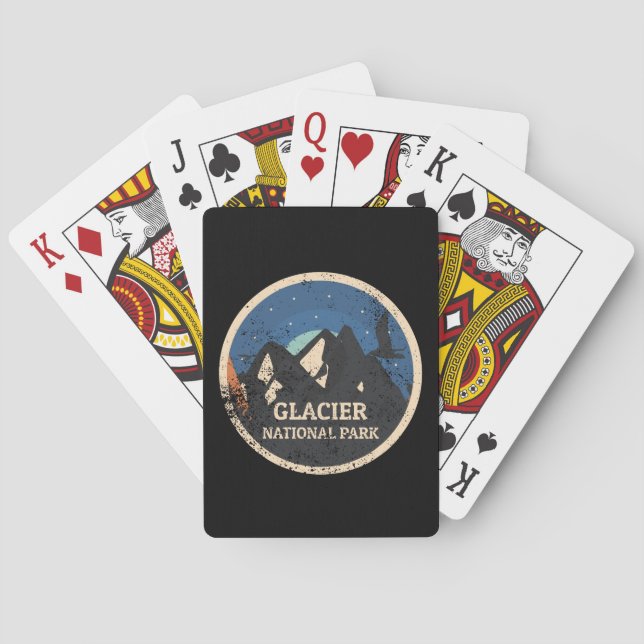 Jeu De Cartes Parc national de Glacier (dos)