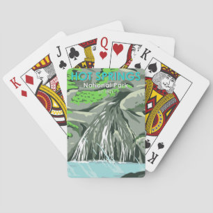 Jeu De Cartes Parc national de Hot Springs Arkansas Vintage