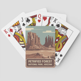 Jeu De Cartes Parc national de la forêt pétrifiée