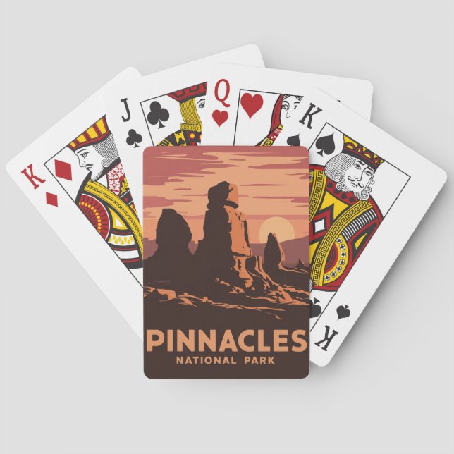 Jeu De Cartes Parc national de Pinnacles (dos)
