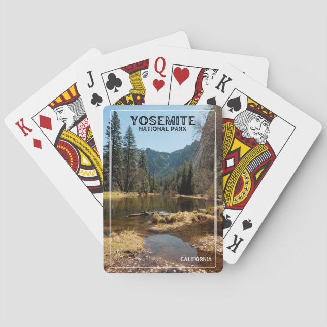 Jeu De Cartes Parc national de Yosemite (dos)