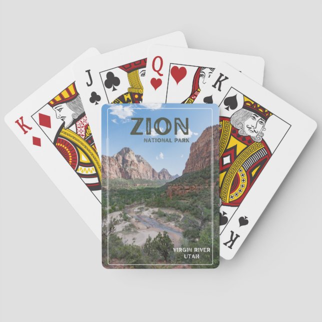 Jeu De Cartes Parc national de Zion (dos)