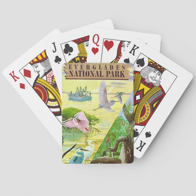 Jeu De Cartes Parc national des Everglades Jouer des cartes (dos)