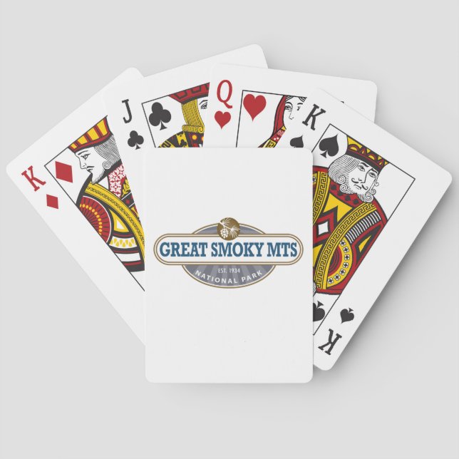 Jeu De Cartes Parc national des Great Smoky Mountains (dos)