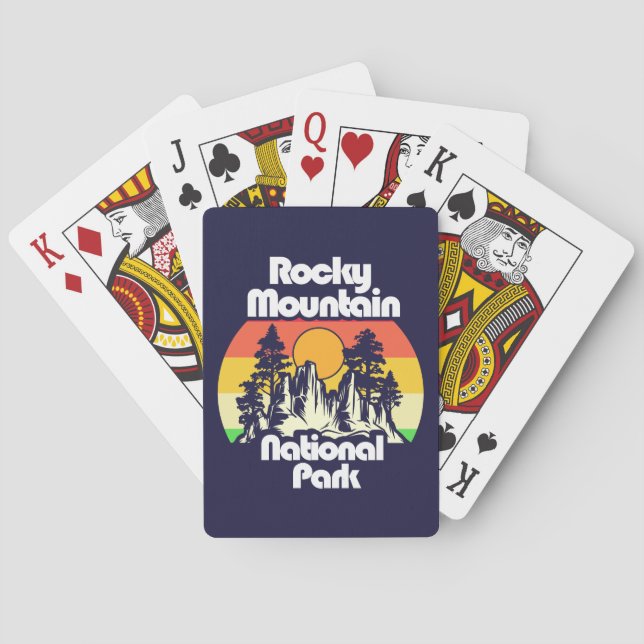 Jeu De Cartes Parc national des Rocheuses (dos)