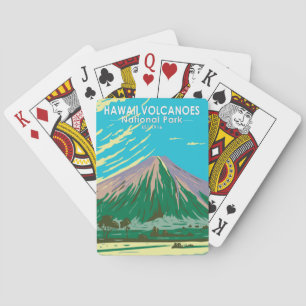 Jeu De Cartes Parc national des volcans d'Hawaii Mauna Loa Vinta