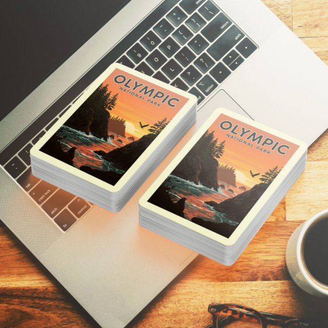 Jeu De Cartes Parc national olympique vintage (Créateur téléchargé)