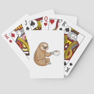 Jeu De Cartes Parcelle avec la coupe du café