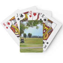 Parcours de golf, Panier & Golfeur