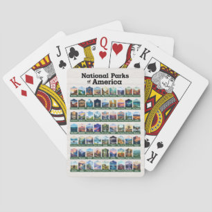 Jeu De Cartes Parcs nationaux des États-Unis d'Amérique USA